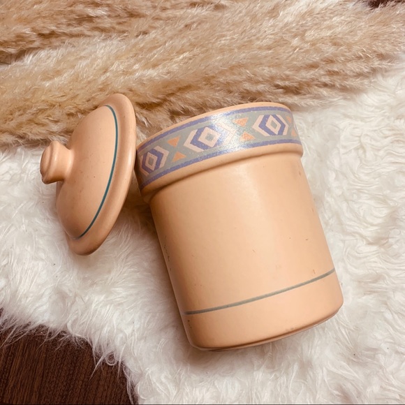 Vtg Treasure Craft Tribal Southwestern Can - Picture 2 of 9